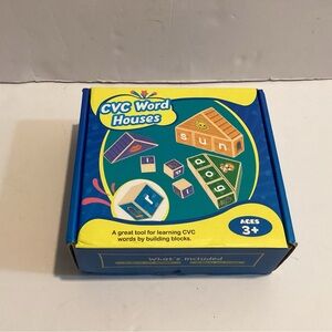 CVC Word Houses Learning Blocks